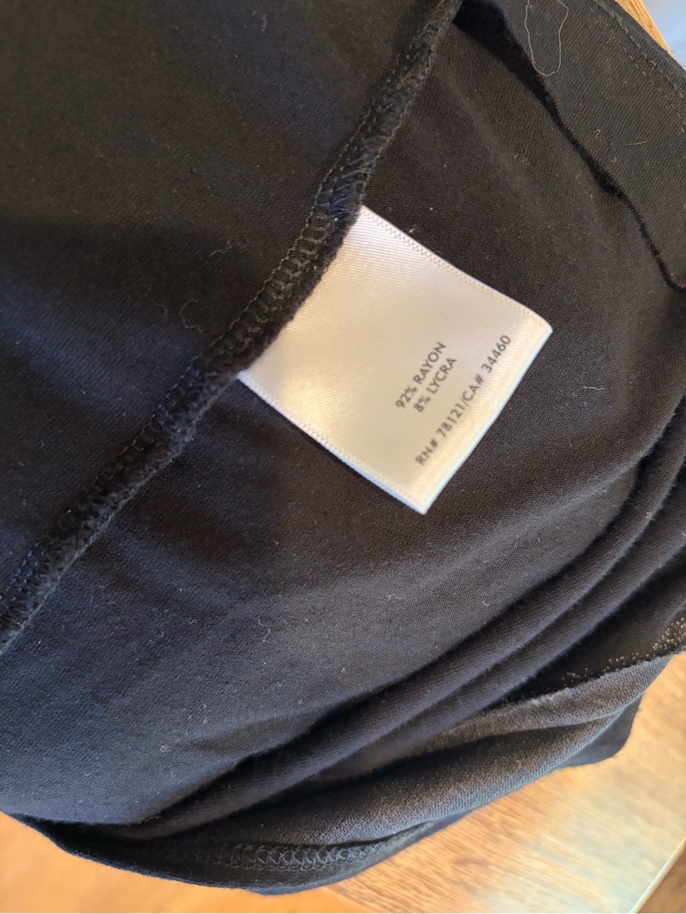 Eileen Fisher Black Maxi Skirt back slit stretch - Picture 5 of 5